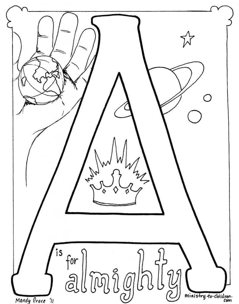 A is for Almighty - God has all power