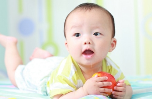 Cute Baby in Nursery
