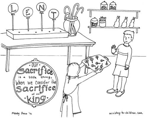 Lent Coloring Pages for Kids